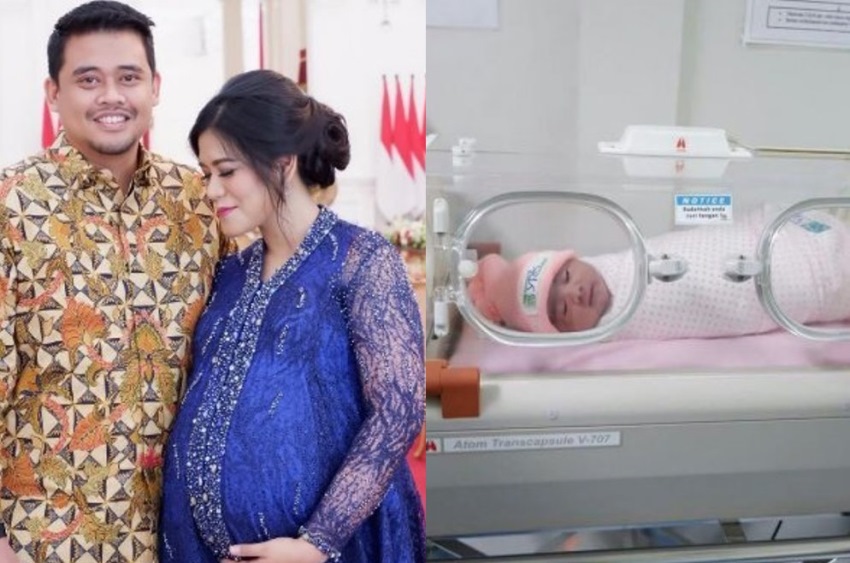 Jokowi Dikarunia Cucu Kedua Ini Paras Cantik Putri Kahiyang Ayu dan Bobby Nasution