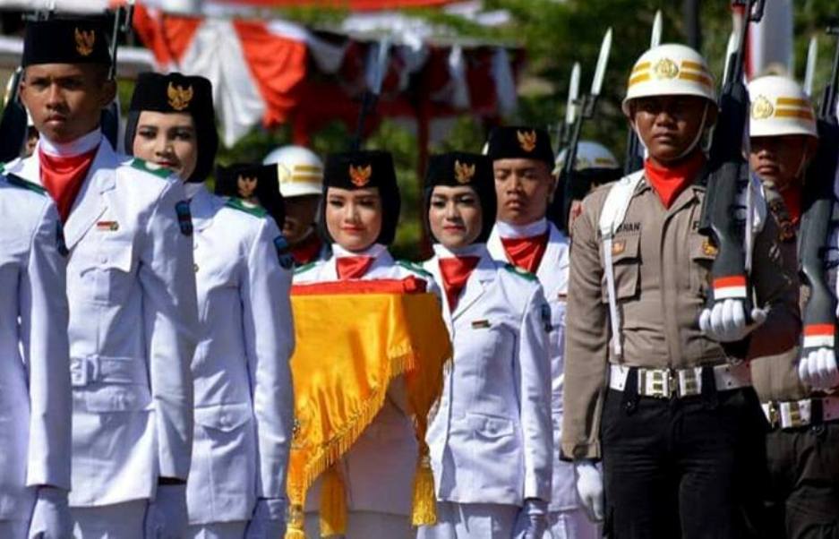 Subhanallah Paskibra Cantik Pembawa Baki di Pangandaran Ternyata Hafal Quran 17 Juz