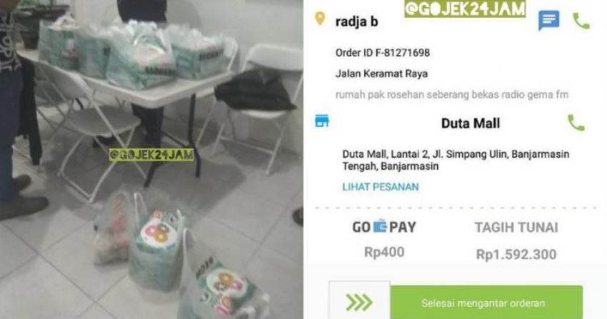 Dapat Orderan Puluhan Kotak Donat Driver Ojol ini Malah dapat Musibah Rugi Rp 15 Juta