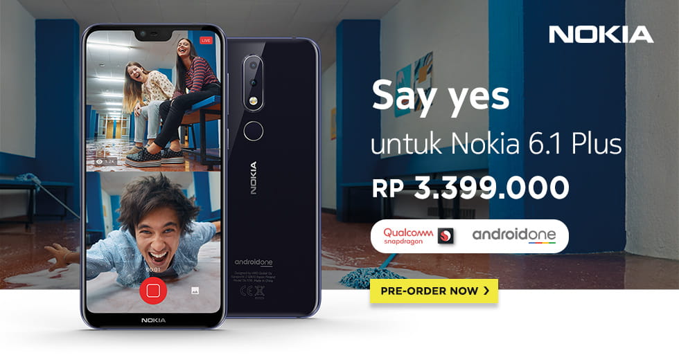 Preorder Nokia 6.1 Plus
