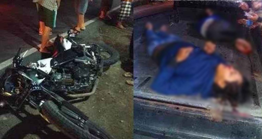 Tabrakan Motor di Ciamis 2 Warga Terluka Parah