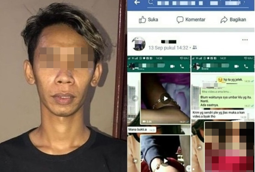 Unggah Foto Bugil Mantan Karena Sakit Hati Diputuskan Oknum Driver Ojol ini Ditangkap Polisi