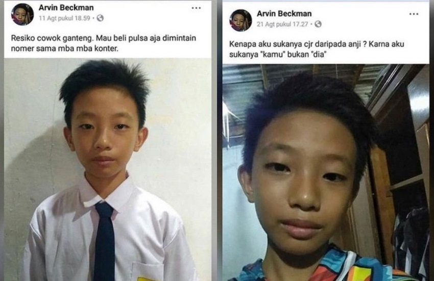 Unggah Foto dengan Caption yang Menarik Bocah SMP ini Viral My Panutan