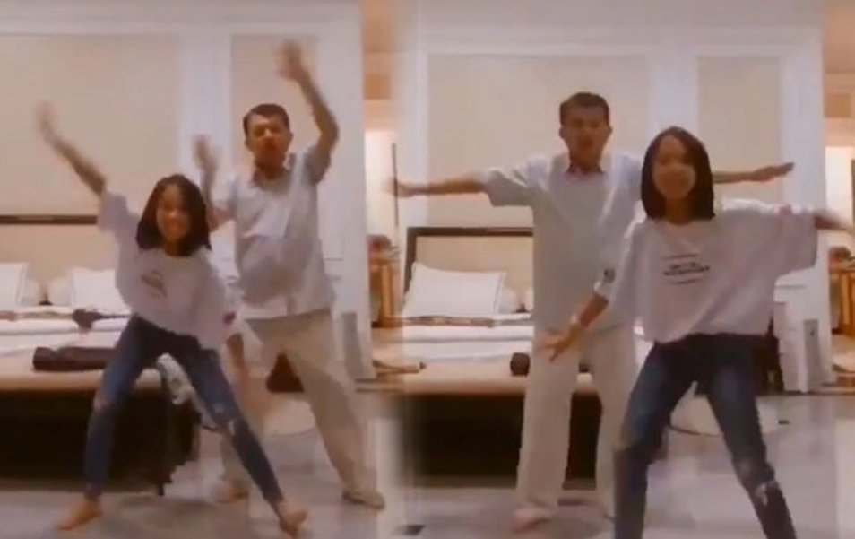 Video Wapres Jusuf Kalla Joget Tik Tok Bareng Cucu Viral di Medsos Netizen Ini Namanya Joget JK 1