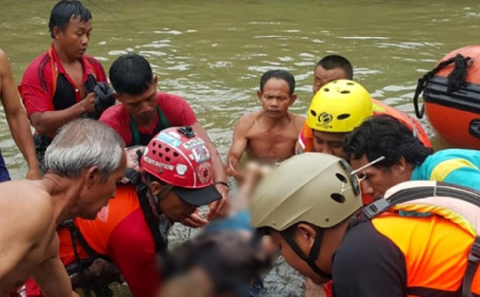 Warga Ciamis Ditemukan Tak Bernyawa di Sungai Cimuntur