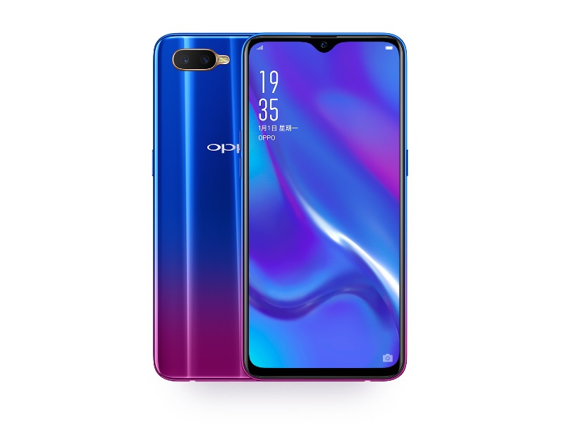 Oppo K1 dengan Pemindai Sidik Jari di Layar Resmi Diluncurkan