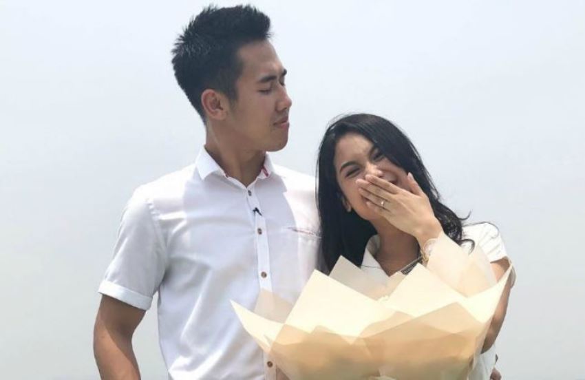 Romantis Ryuji Utomo Lamar Shabrina Ayu di Helipad Usai Menang di Liga Thailand