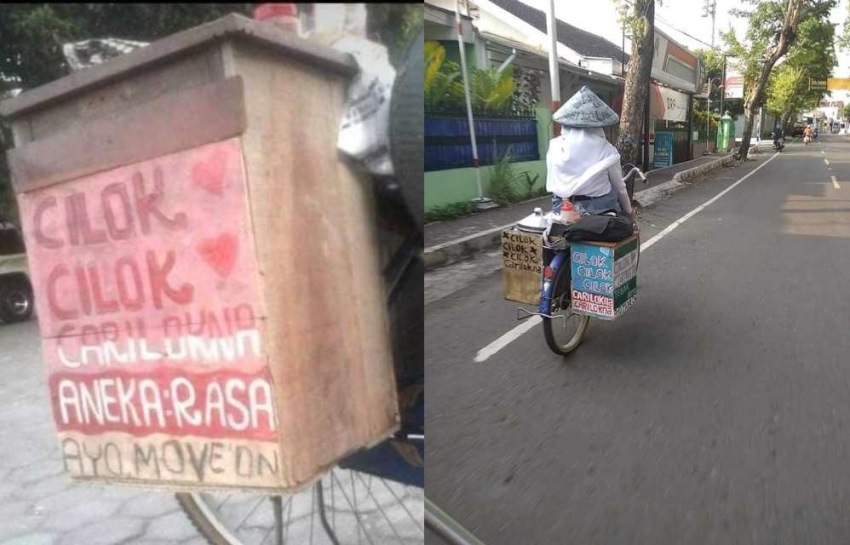 Tanpa Malu dan Gengsi Siswi SMK ini Jualan Cilok Memakai Seragam Kisahnya Bikin Salut