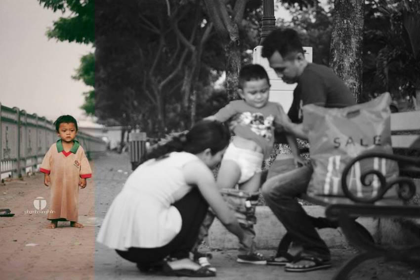 Viral Foto Bocah Laki Laki Hidup Seorang Diri di Jalanan Potretnya Bikin Air Mata Menetes