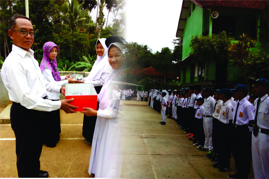 Apresasi Unik Siswa MTs GUPPI Cileungsir di Hari Guru Nasional