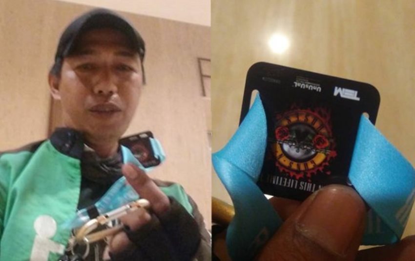 Dapat Tiket Konser Guns N Roses Gratis Cerita Driver Ojek Online ini Viral