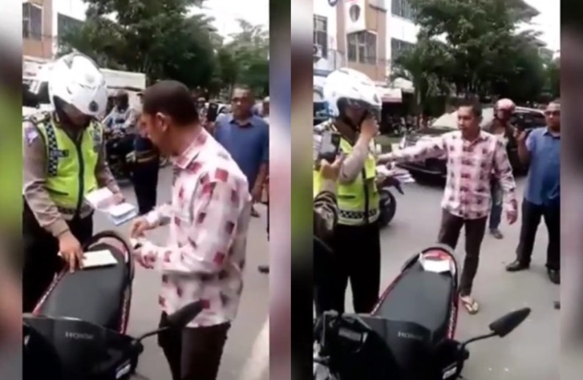 Nggak Pakai Helm, Pria ini Ogah Ditilang Polisi sampai Ngaku Sarjana Hukum Nggak Pakai Helm Pria ini Ogah Ditilang Polisi sampai Ngaku Sarjana Hukum