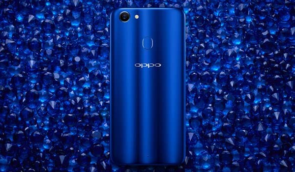 OPPO F5 Dashing Blue Crystal