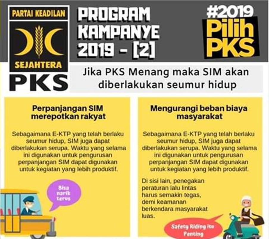 Ramai Dibahas SIM Seumur Hidup Dikampanyekan PKS Ini Tanggapan Kakorlantas