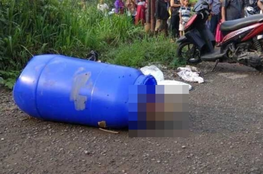Terdapat Luka Sajam pada Tubuh Korban Penemuan Mayat dalam Drum di Bogor Bikin Geger
