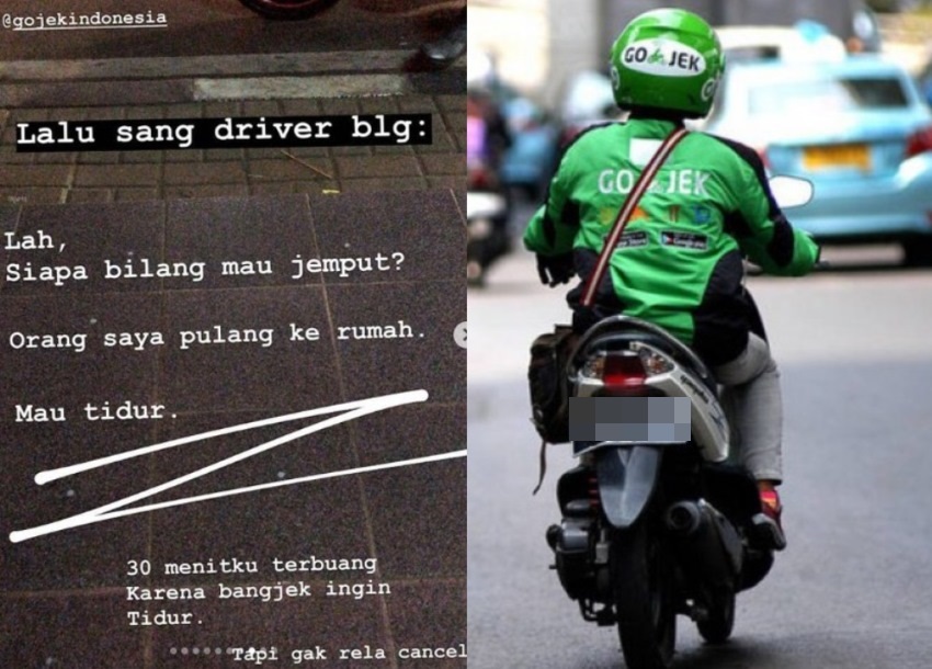 Viral Curhat Penumpang Ojol yang Kesal Sudah Nunggu 30 Menit Driver Malah Bilang Mau Tidur