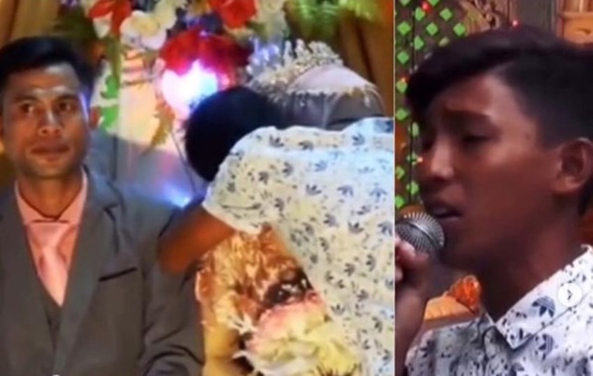 Viral Video Cowok Nyanyis di Nikahan Mantan Pengantin Wanita Sampai Nangis