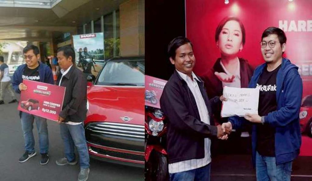 Bermodalkan 12 Ribu Warga Ciamis Pengemudi Ojol Dapat Mini Cooper Saat Harbolnas