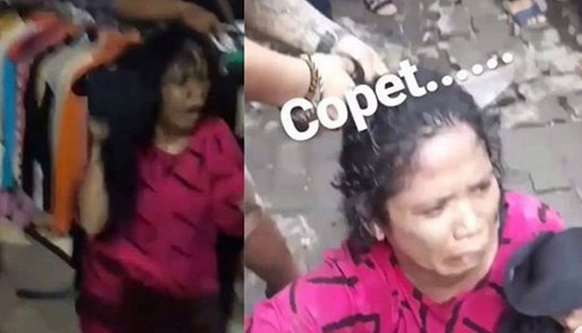 Diduga Mencopet, Seorang Ibu Dihakimi Warga di Pasar, Rambutnya Digunduli Diduga Mencopet Seorang Ibu Dihakimi Warga di Pasar Rambutnya Digunduli