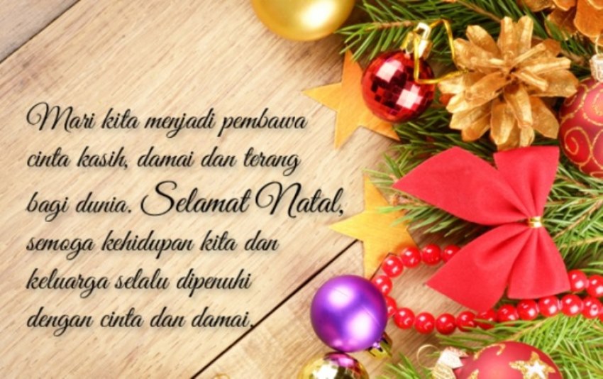 Kata Kata Ucapan Selamat Natal 2018 untuk untuk Orang Orang Terkasih