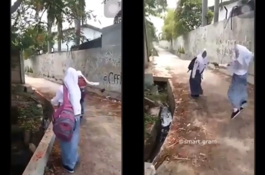 Kegirangan Nyanyi Lagu Makan Daging Anjing dengan Sayur Kol Siswi SMA ini Langsung dapat Karma