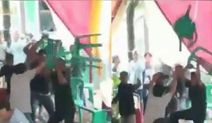 Nggak Sengaja Kena Senggol, Pesta Pernikahan ini Jadi Ajang Tawuran, Videonya Viral Nggak Sengaja Kena Senggol Pesta Pernikahan ini Jadi Ajang Tawuran Videonya Viral