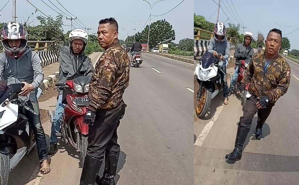 Sempat Disebut Polisi Gadungan Video Banpol di Karawang Pinta Uang 200 Ribu ke Pengendara Motor Viral