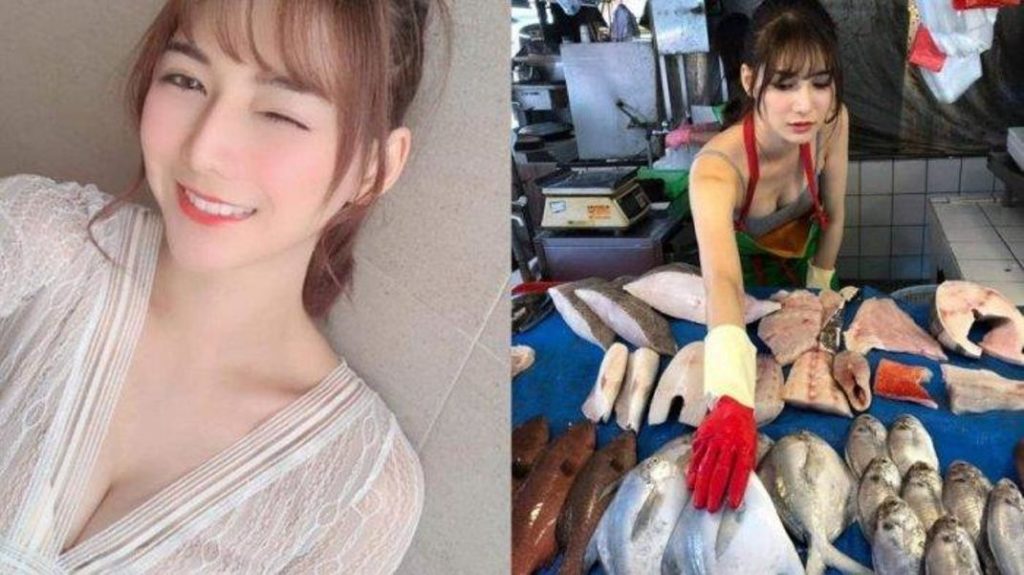 Viral Model Cantik Bantu Ibu Jualan Ikan di Pasar Bikin Gagal Fokus Coeg
