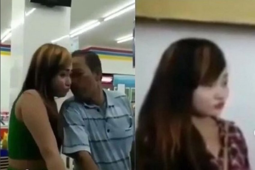 Viral Video Seorang Kakek Bermesraan dengan Wanita Muda di Minimarket, Si Cewek Buat Klarifikasi Viral Video Seorang Kakek Bermesraan dengan Wanita Muda di Minimarket Si Cewek Buat Klarifikasi