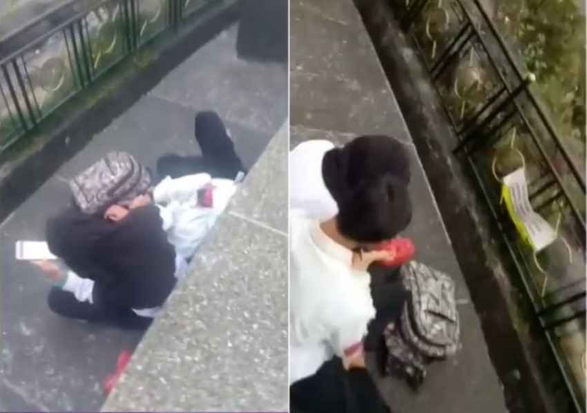 Bermesran di Area Masjid Pasangan ini Kena Teguran Videonya Viral