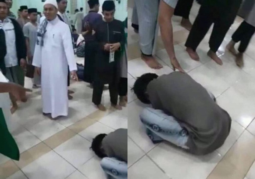 Dikira Meninggal Ternyata Santri ini Ketiduran saat Shalat Jumat