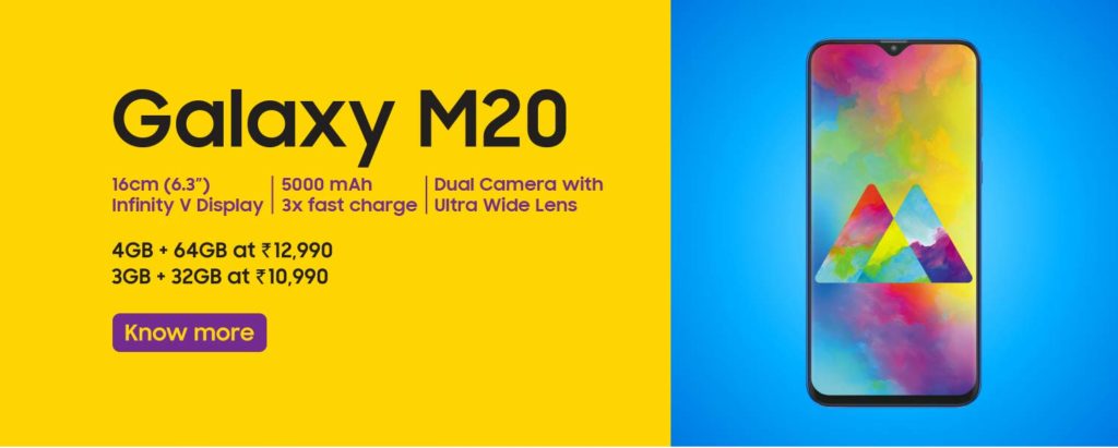 Harga dan Spesifikasi Samsung Galaxy M20