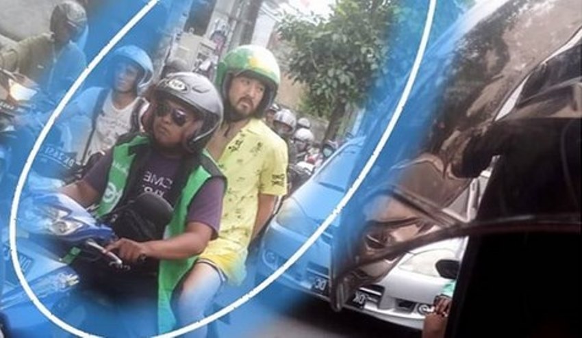 Heboh DJ Steve Aoki Naik Ojol di Bali untuk Hindari Kemacetan
