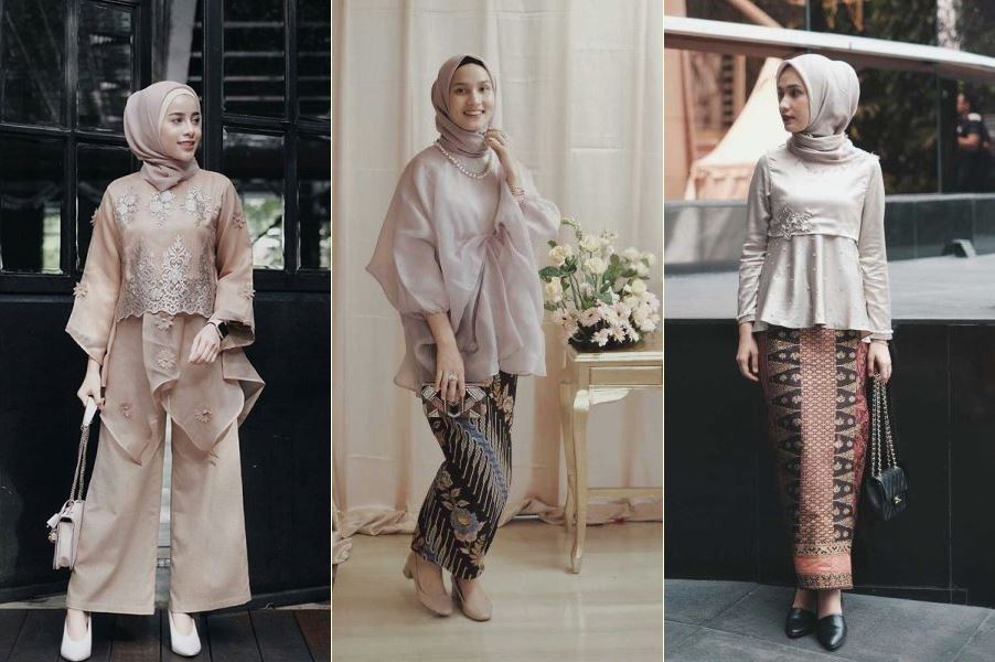 Inspirasi Outift Warna Nude Untuk Kondangan