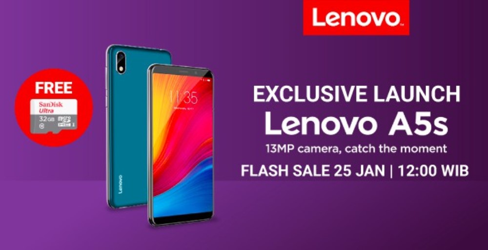 Lenovo A5s Rilis Resmi di Indonesia, Dijual di Shopee Harga Rp1.5 Jutaan
