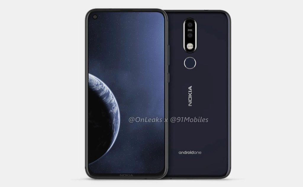 Render Baru Nokia 8.1 Plus Tampilkan Lubang Kamera Selfie di Layar