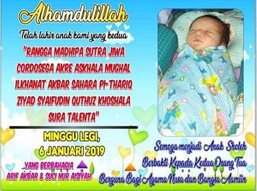 Terdiri dari 19 Kata Nama Bayi Laki Laki di Tuban ini Miliki Makna Mendalam