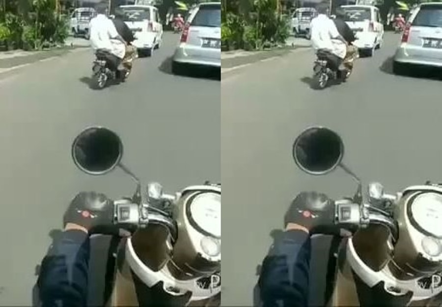 Video Viral Bocah 13 Tahun Pengendara Motor di Bali Kerap Pukul Spion Mobil dan Ngomong Kasar Netizen Gusar