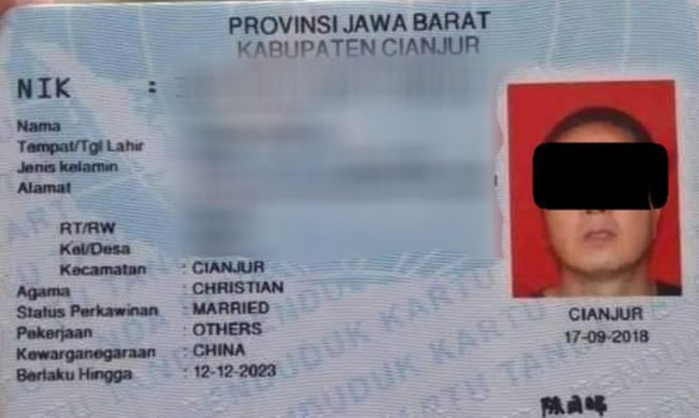 Geger WNA Punya KTP Elektronik Ini Bedanya dengan KTP Milik WNI