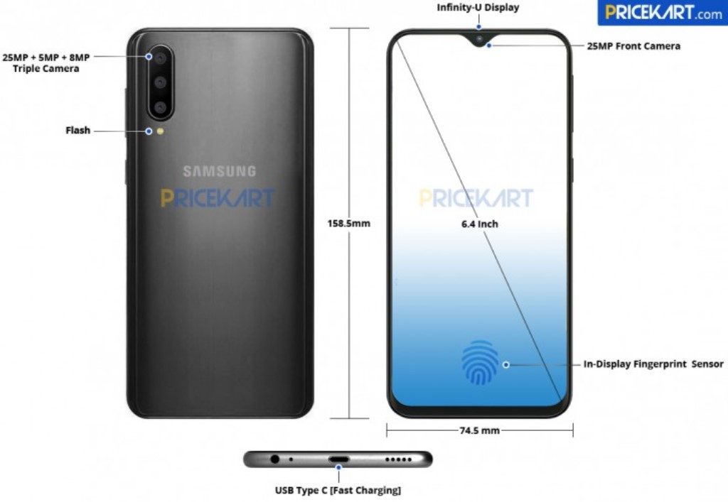 Begini Detail Samsung Galaxy A50, yang Lebih Gaya dari Galaxy M20