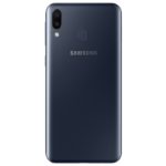 Tampak Belakang Samsung Galaxy M20 Charcoal Black