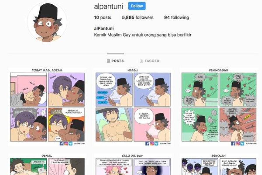 Unggah Konten Berbau LGBT Akun IG Alpantuni Diblokir Kemenkominfo