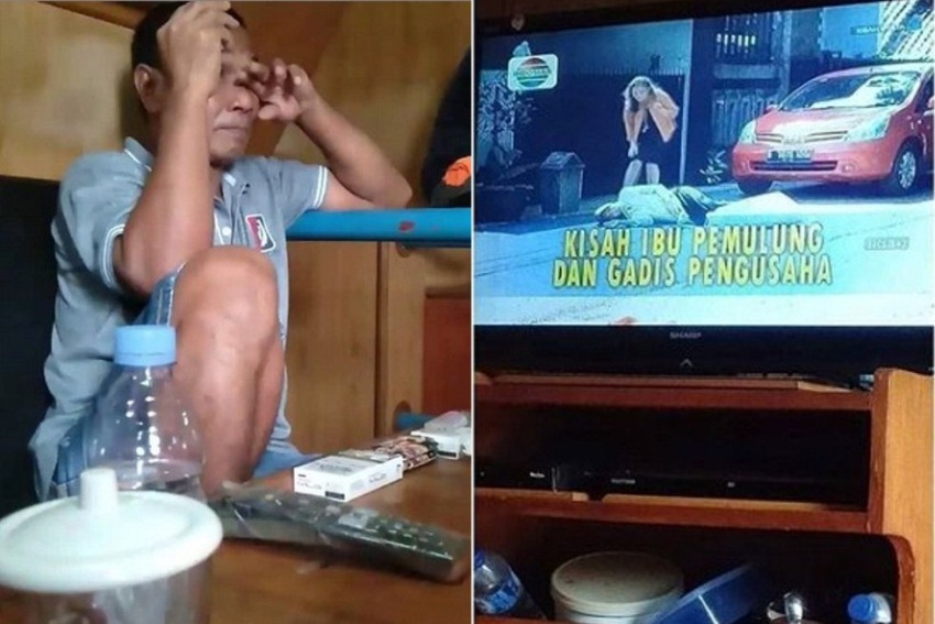 Viral Video Seorang Bapak Menangis saat Nonton Film Azab Viral Video Seorang Bapak Menangis saat Nonton Film Azab