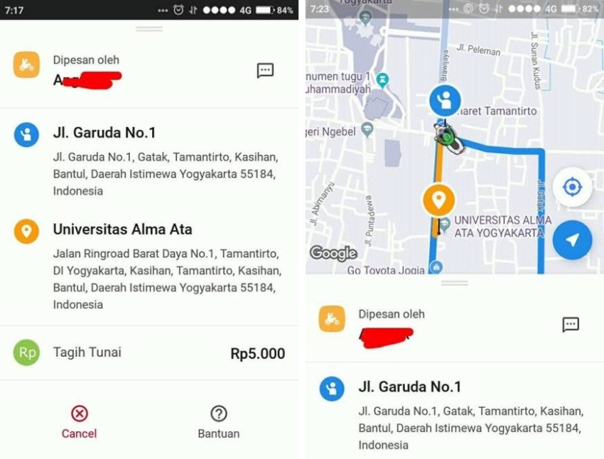 Bukan Minta Diantar Alasan Cewek ini Pesan Ojol Bikin Tepuk Jidat