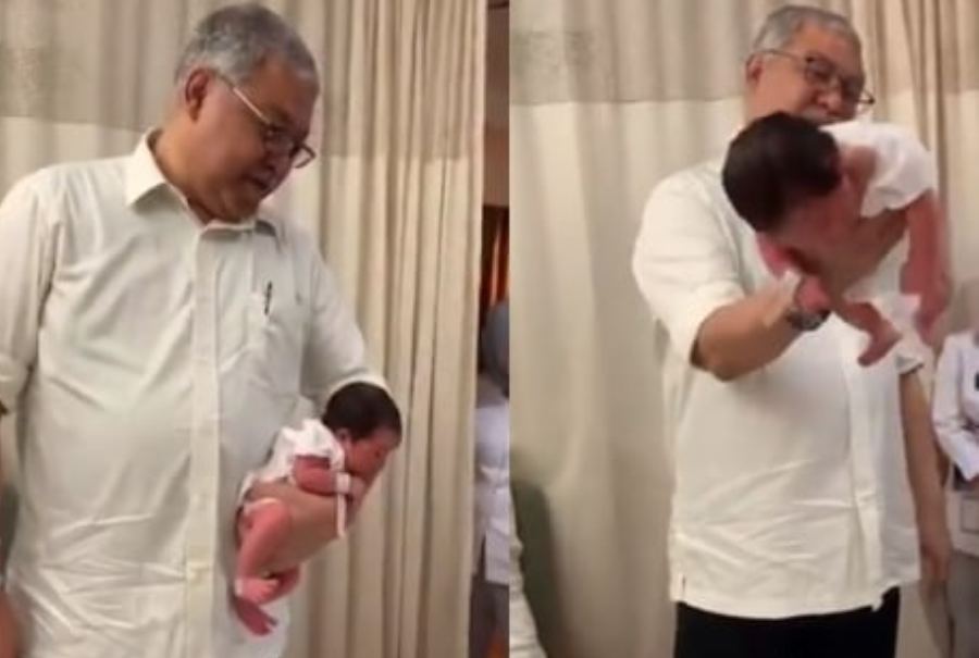 Cara Dokter ‘Ayun-Ayun’ Bayi Merah ini Bikin Netizen Panik Sendiri, Videonya Bikin Deg-Degan Cara Dokter Ayun Ayun Bayi Merah ini Bikin Netizen Panik Sendiri Videonya Bikin Deg Degan