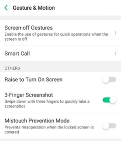 Cara Screenshot Realme 3 dengan Menggunakan 3 Jari