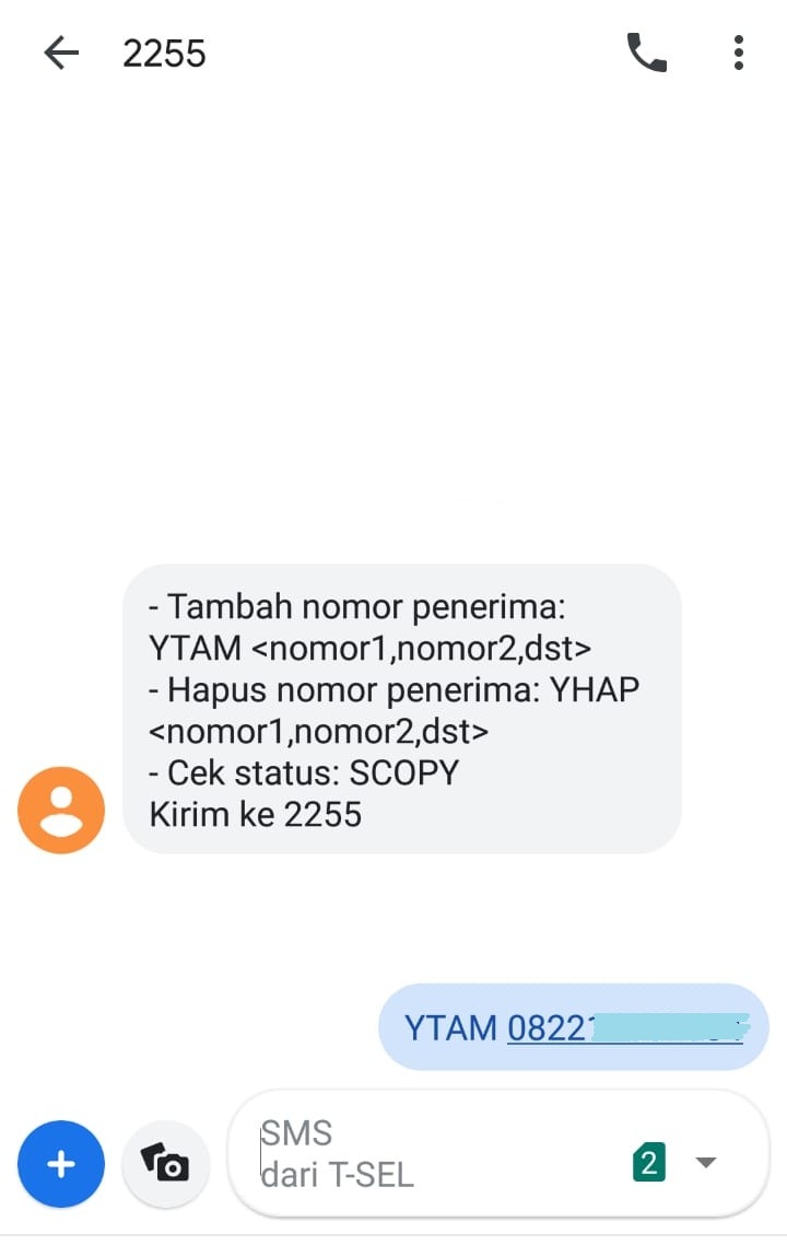 Cara Terbaru Sadap SMS Nomor Telkomsel