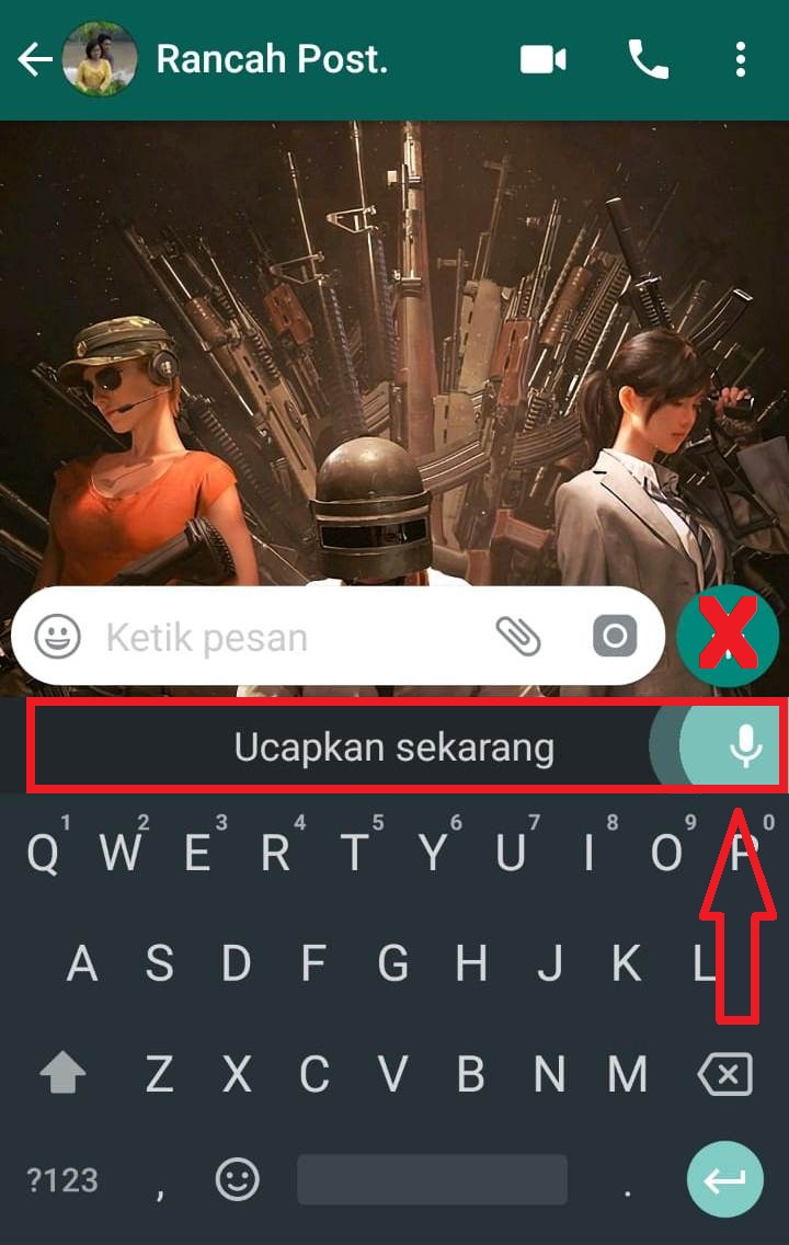 Cara merubah suara menjadi pesan teks di WhatsApp di Android