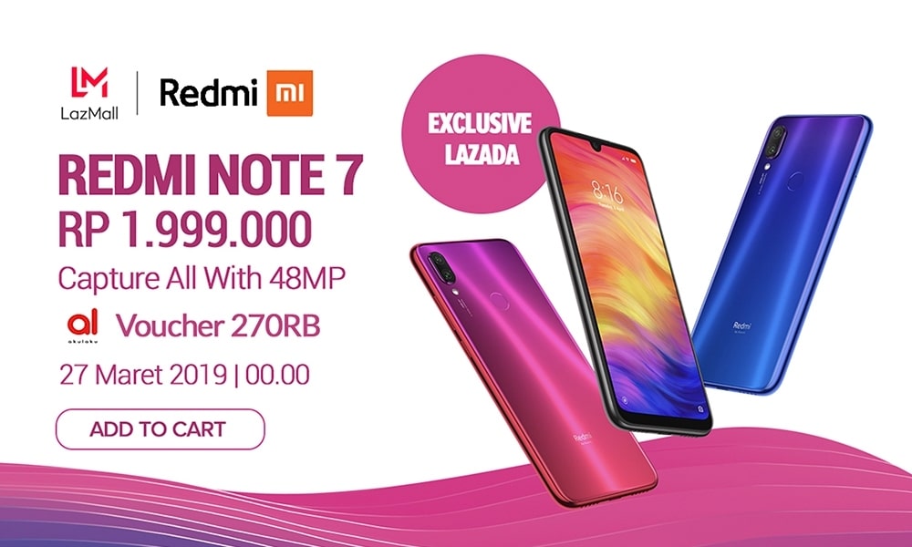 Flash Sale Xiaomi Redmi Note 7 Lazada Indonesia