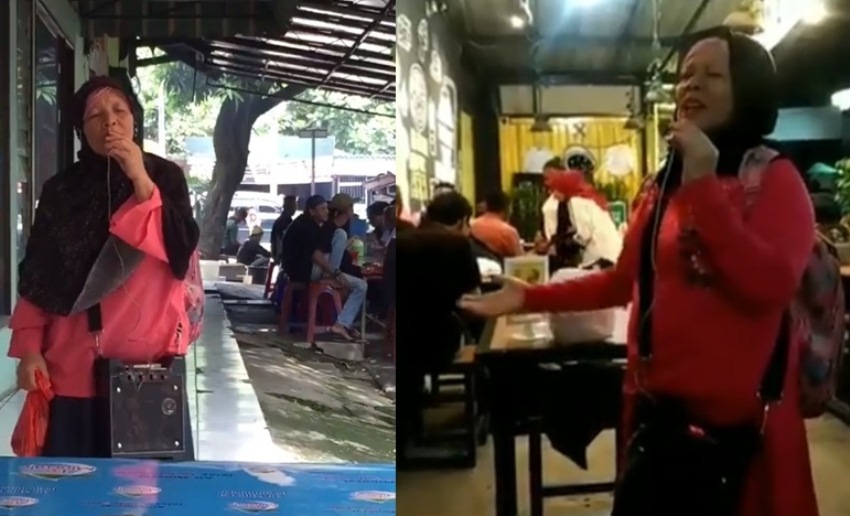 Ngamen Nyanyikan Lagu Rock Lawas, Suara Ibu ini Buat yang Dengar Takjub Ngamen Nyanyikan Lagu Rock Lawas Suara Ibu ini Buat yang Dengar Takjub